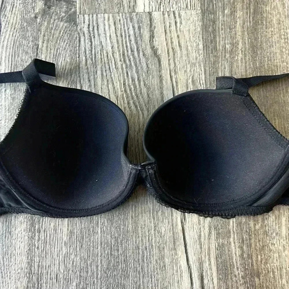 Wacoal Bra Black La Femme Contour Bra Size 34D Adjustable Straps Smooth Contour - Picture 7 of 10